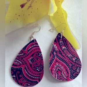New! Never worn! Colorful & vibrant handmade earrings!